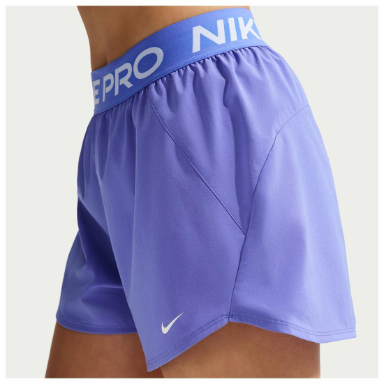 Nike Γυναικείο σορτς Pro Dri-FIT Mid-Rise Brief-Lined 3'' Woven Shorts